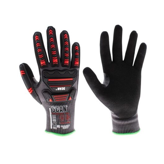 Scan - NJC3266DQS Nitrile Palm Impact Cut d Gloves - xl (Size 10) scaglocimxl