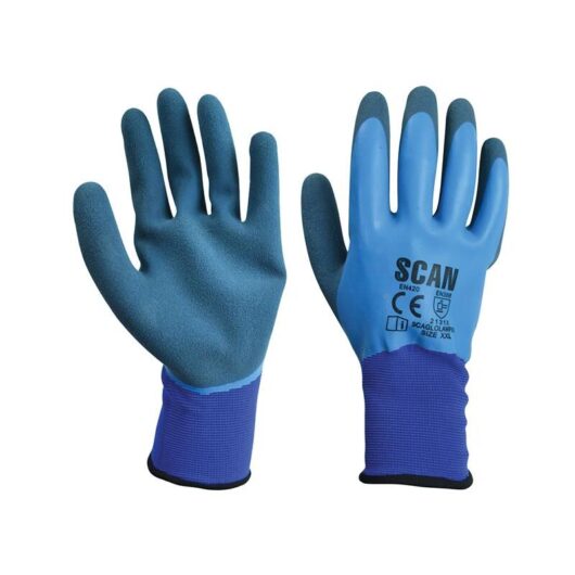 Scan - Waterproof Latex Gloves - xxl (Size 11) scaglolawpxx