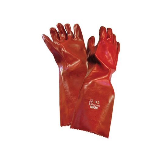 Scan - pvc Gauntlet 45cm (18in) - l (Size 9) SCAGLOGAUN18