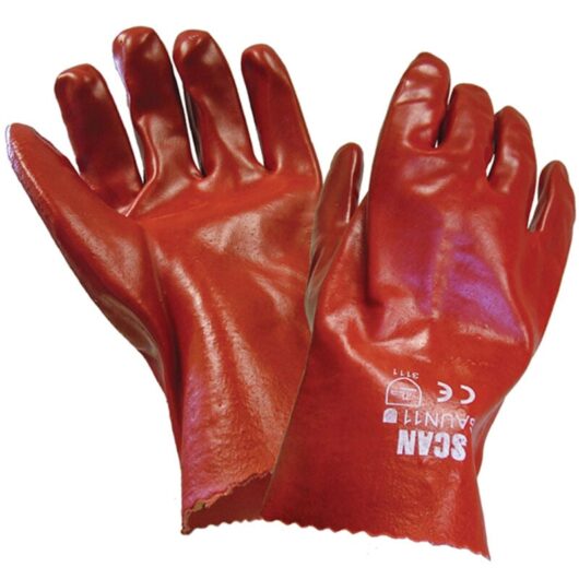 Scan - pvc Gauntlets 27cm (11in) - l (Size 9) SCAGLOGAUN11