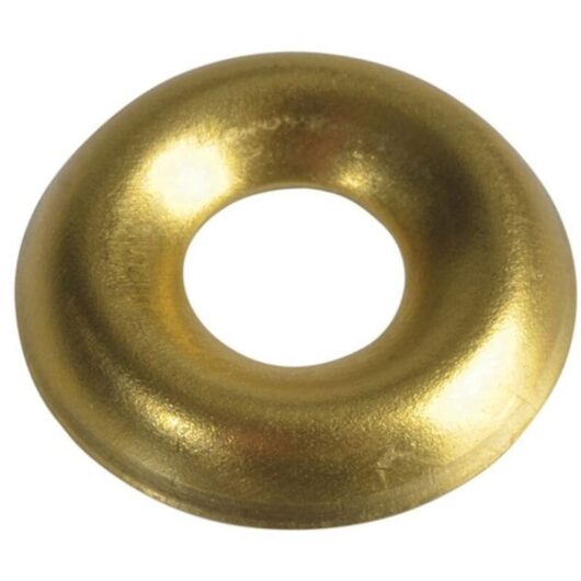 Screw Cup Washers Brass No.8 Forge Pack 20 FORFPSCW8B