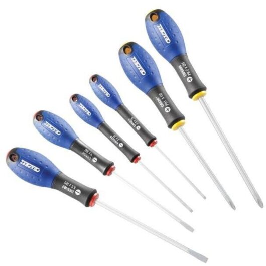 Screwdriver Set, 6 Piece sl/ph BRIE160902B