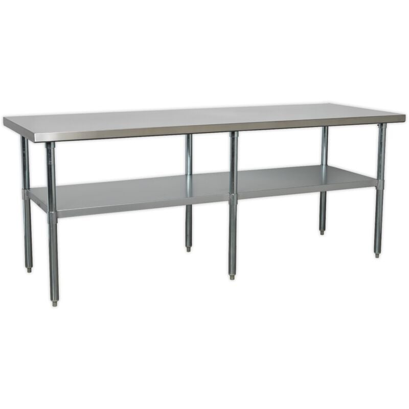 Sealey AP2184SS Stainless Steel Workbench 2.1m