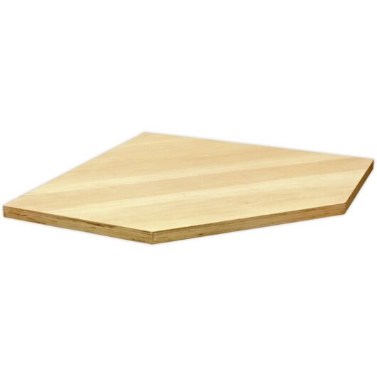 Sealey - APMS60PW Superline pro Pressed Wood Worktop for Modular Corner Cabinet 865mm