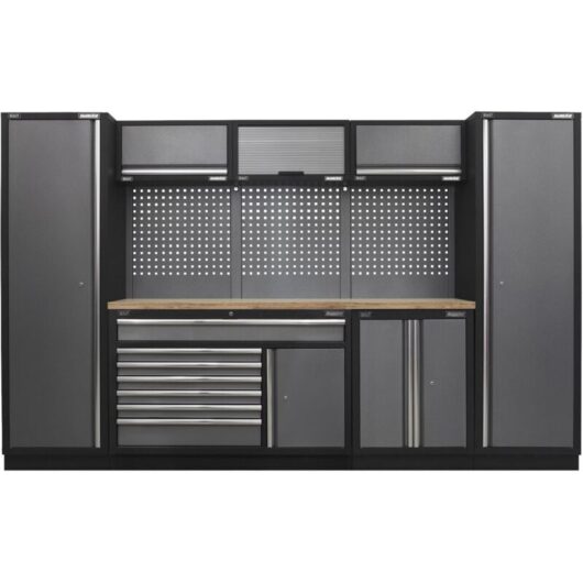 Sealey - APMSSTACK13W Superline PRO® Storage System with Pressed Wood Worktop 3.24m