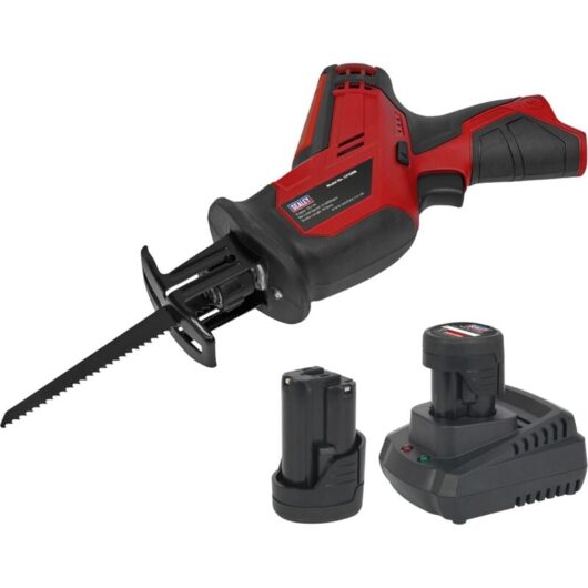 Sealey - Cordless Reciprocating Saw 12V SV12 Series - 2 Batteries CP1208KIT