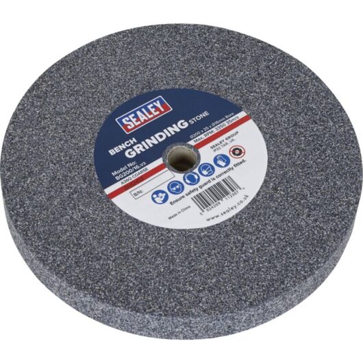 Sealey - Grinding Stone 200 x 25MM 16MM Bore A36Q Coarse