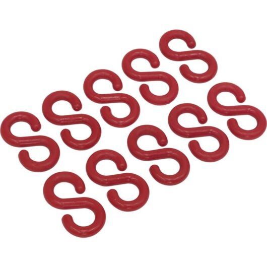 Sealey - Plastic Chain S-hook, Pack of 10
