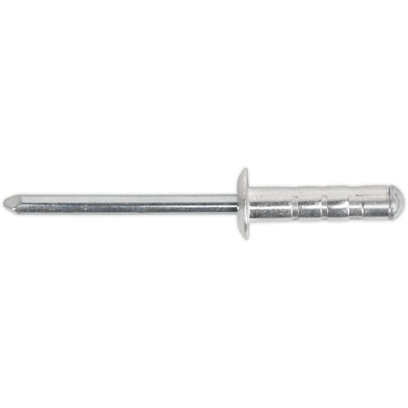 Sealey - RM4827S Aluminium Multi-Grip Standard Flange Rivet 4.8 x 27mm - Pack of 200