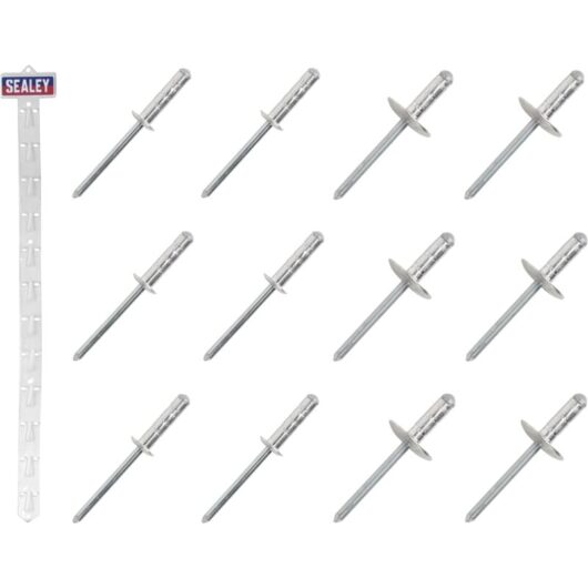 Sealey RVSET Clip Strip Deal - Aluminium Rivets