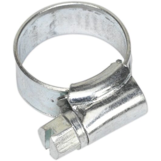 Sealey - SHCM00 Zinc Plated Hose Clip 10-16mm - Pack of 30