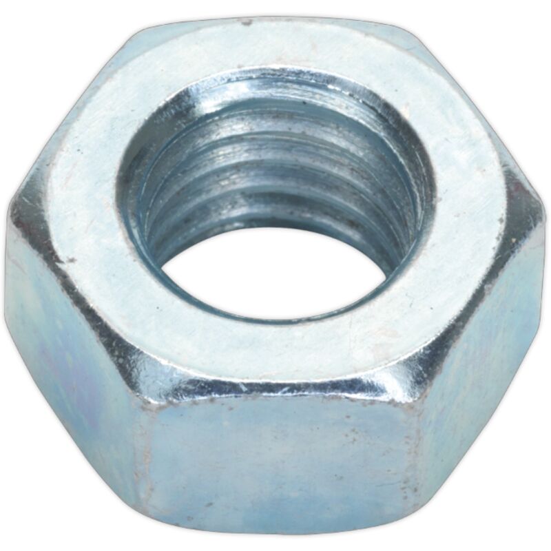 Sealey - SN12 Zinc Plated Steel Nut M12, din 934 - Pack of 25