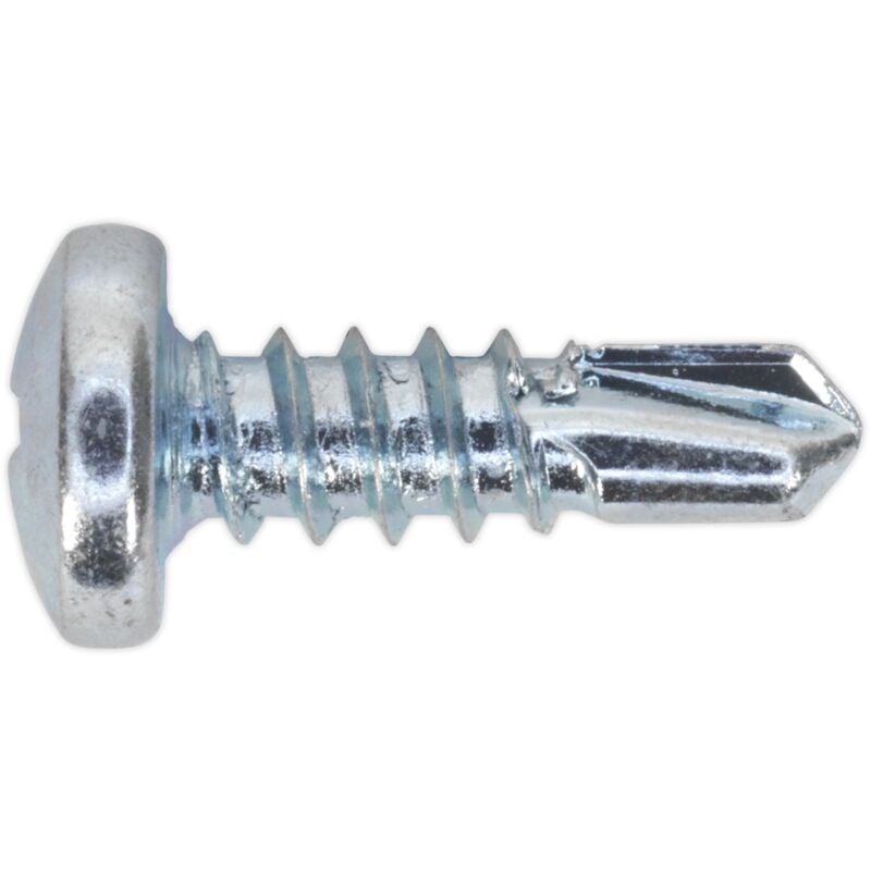 Sealey - Self Drilling Screw 4.2 x 13MM Pan Head Phillips Zinc D7504N Pack of 100