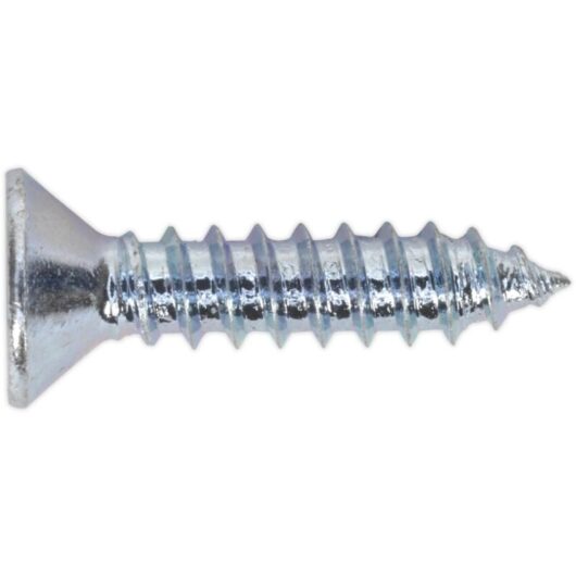 Sealey - Self Tapping Screw 4.2 x 19MM Countersunk Pozi din 7982 Pack of 100
