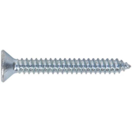 Sealey - Self Tapping Screw 6.3 x 51MM Countersunk Pozi din 7982 Pack of 100