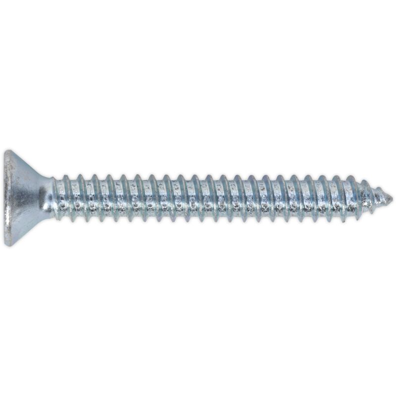 Sealey - Self Tapping Screw 6.3 x 51MM Countersunk Pozi din 7982 Pack of 100