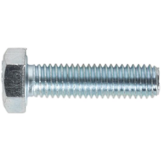 Sealey - ht Set Screw M8 x 30MM 8.8 Zinc din 933 Pack of 50