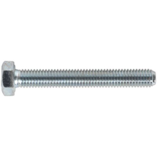 Sealey - ht Set Screw M8 x 60MM 8.8 Zinc din 933 Pack of 50