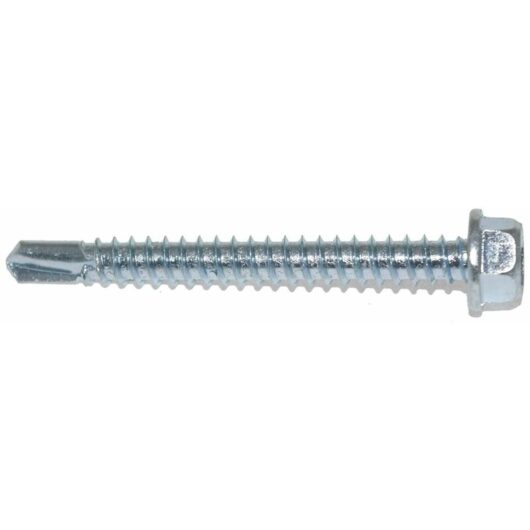 Self Drilling Screw Zinc 5.5 x 50mm Hex Head Pack of 100