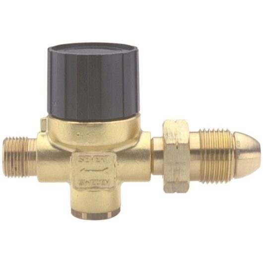 Sievert POL Regulator 1-4 Bar Pressure Regulator for Propane and LPG, 5-20kg Capacity, Model PRMS306111