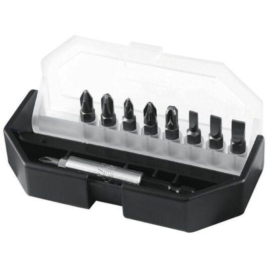 Stanley - 1-68-734 Slotted/Phillips/Pozidriv Insert Bit Set, 10 Piece STA168734