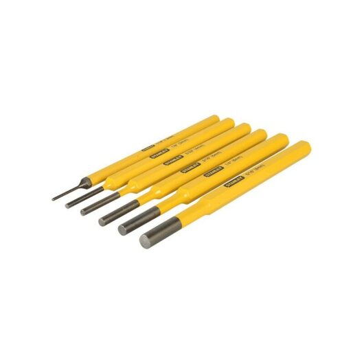 Stanley - 6 Piece Punch Set 1.5, 3, 4, 5, 6, and 8mm 4-18-226 STA418226