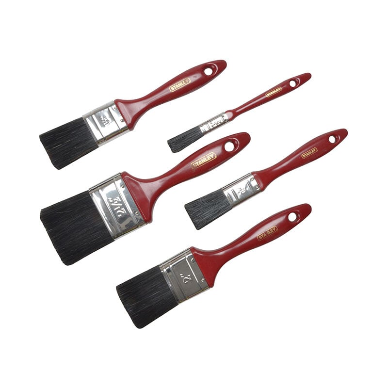 Stanley - Decor Paint Brush Set of 5 12 25 37 50 & 62mm STA026727