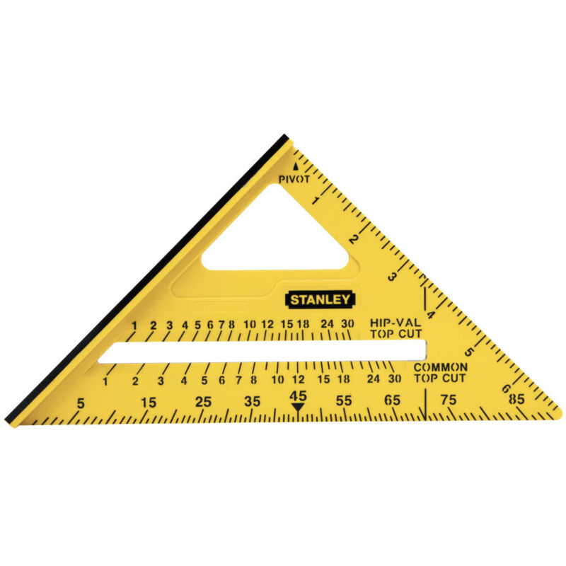 Stanley Dual-Color Quick Square 7-inch (175mm) STHT46010 for Precise Layout and Measurement