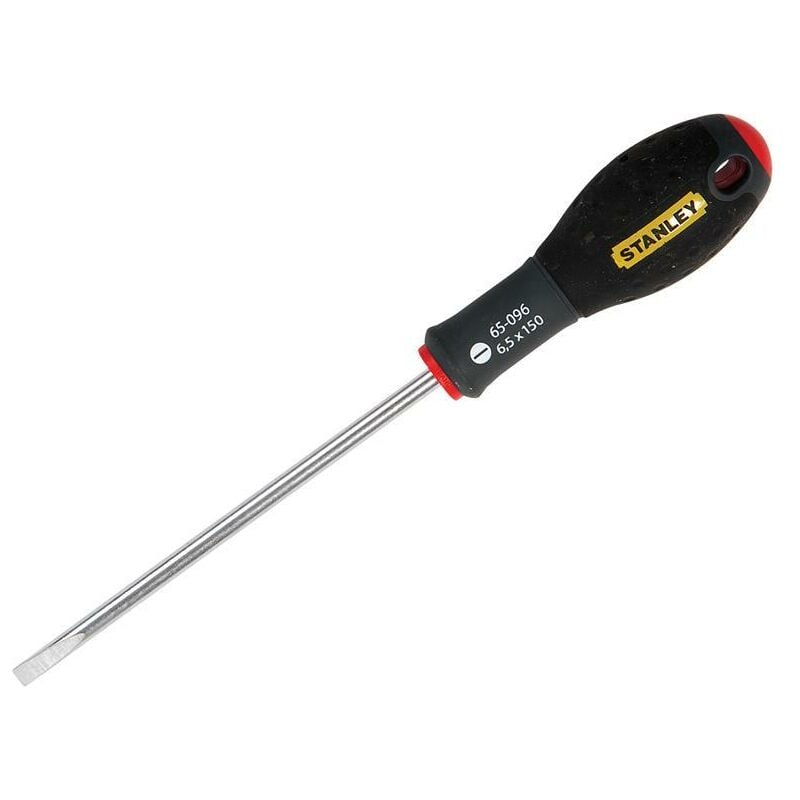 Stanley - FatMax Flat Head Screwdriver, 6.5mm Slotted Tip, 150mm Blade