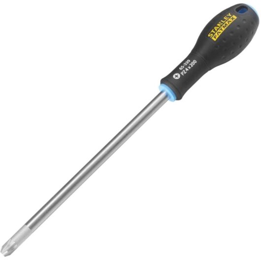 Stanley - FatMax Pozi Screwdriver, No.4 Pozi Tip, 200mm Blade
