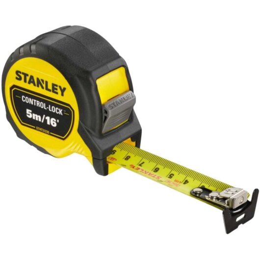 Stanley - control-lock Pocket Tape 5m/16ft (Width 25mm) STA537235