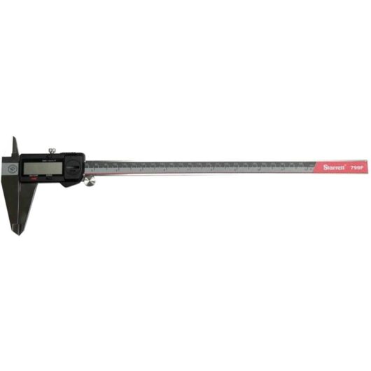 Starrett EC799BF-12/300 Fractional Display Caliper, 300mm (12-inch), with 0.01mm (0.0005 inch) or 1/64 inch resolution