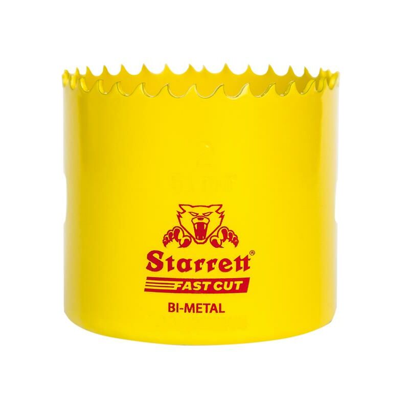 Starrett - FCH0434 121mm (4.3/4') Hole Saw Bi-Metal Fast Cut Constant Pitch