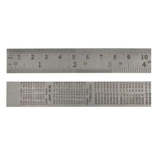 Steel Rule 150mm / 6in x 19mm FAIRULE150SS - Faithfull
