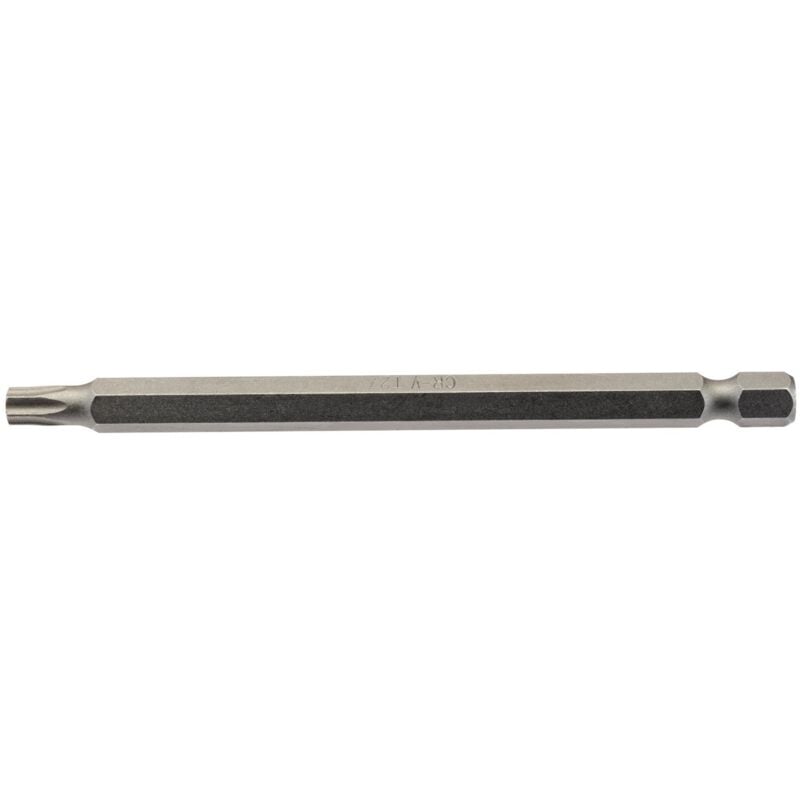 T27 1/4 Hex. TX-STAR&174 Insert Bit 100mm Long x 1 (66940) - Draper