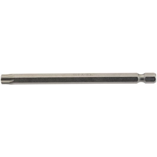 T40 1/4 Hex. TX-STAR&174 Insert Bit 100mm Long x 1 (67014) - Draper