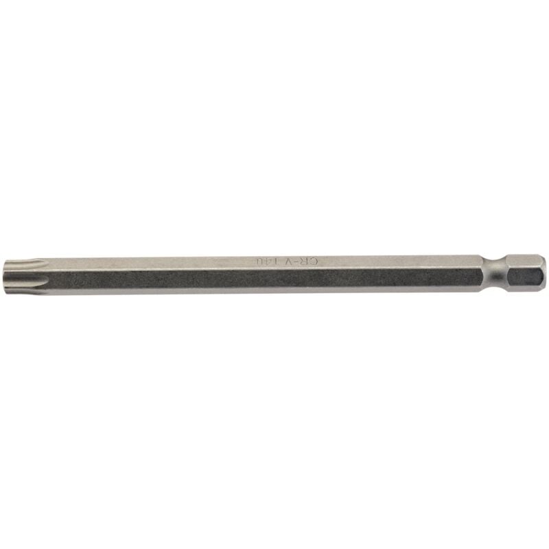 T40 1/4 Hex. TX-STAR&174 Insert Bit 100mm Long x 1 (67014) - Draper