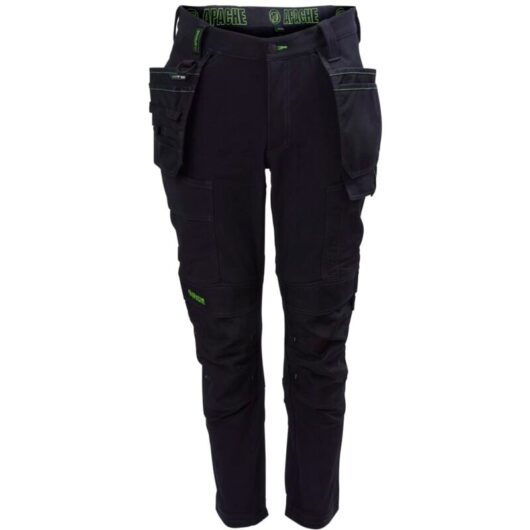 TBC - Apache Calgary Black Stretch Holster Trousers Waist 32in Leg 31in APACALG3132