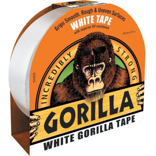 TBC - Gorilla 3044601 White Cloth Tape - 48mm x 27m - White