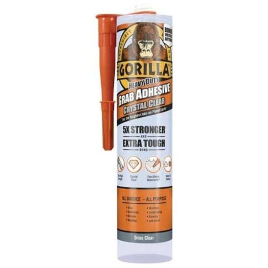 TBC - Gorilla Heavy-Duty Grab Adhesive Clear 270ml - GRGHDGA270CL