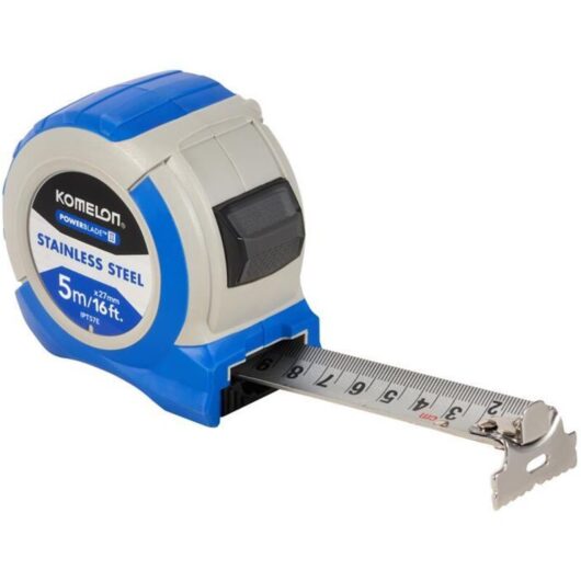 TBC - Stainless Steel PowerBlade Pocket Tape 5m/16ft (Width 27mm) - KOMIPT57E
