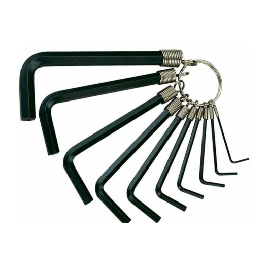 Tengtools - Teng Imperial Hexagon Key Set on Ring, 10 Piece (1/16-3/8in) TEN1424
