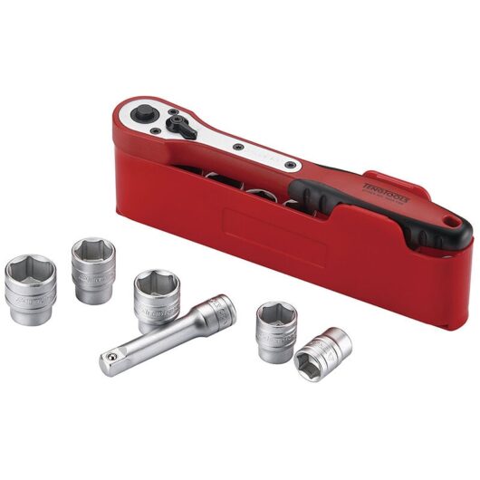 Tengtools - Teng M1212N1 M1212N1 Basic Socket Set of 12 1/2in Drive TENM1212N1