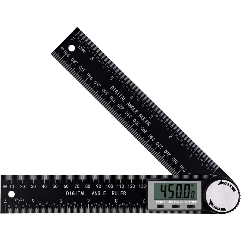 Tinor - Digital Angle Finder, Digital Inclinometer Protractor Angle Measuring Tool Angle Ruler with lcd Display