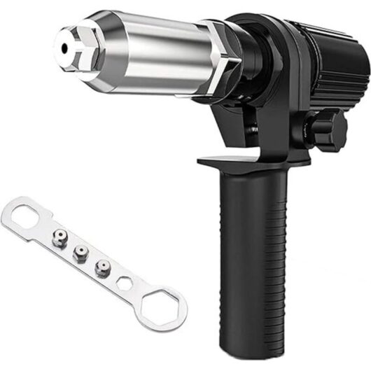 Tinor - Electric Riveter, Riveter Adapter Rivet Gun Core Pull Accessories Attachments Cordless Riveting Drill Joint Adapter