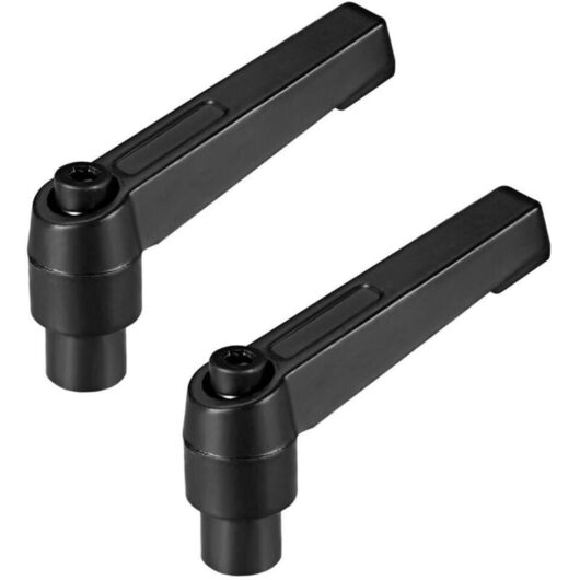 Tinor - M6 Adjustable Handle Lever Clamp Studs Female Thread Ratchet 2Pcs