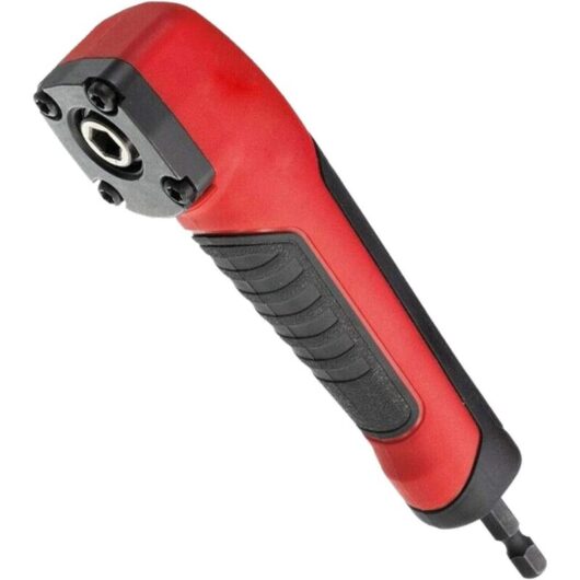 Tinor - Screwdriver Socket, 90° Screwdriver Socket Adapter, 90 Degree Angle, Right Angle Screwdriver, Joint, for 18V Impact Driver and Drill Bit