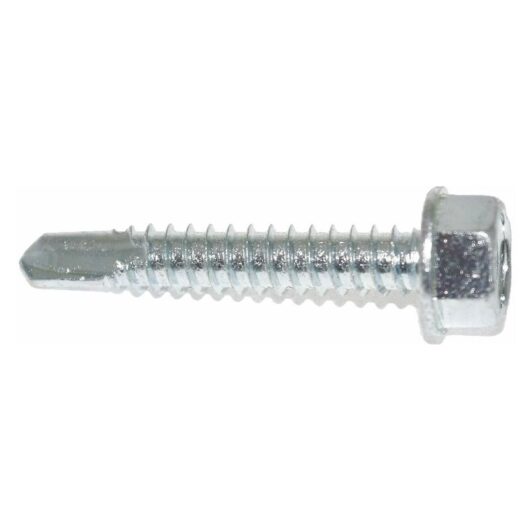 Ufixt - Self Drilling Screw Zinc 6.3 x 38mm Hex Head Pack of 100