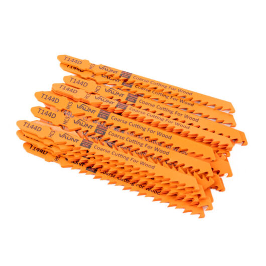Vaunt - Coarse Cutting T144D Jigsaw Blades Pack of 25 Softwood Chipboard Plywood