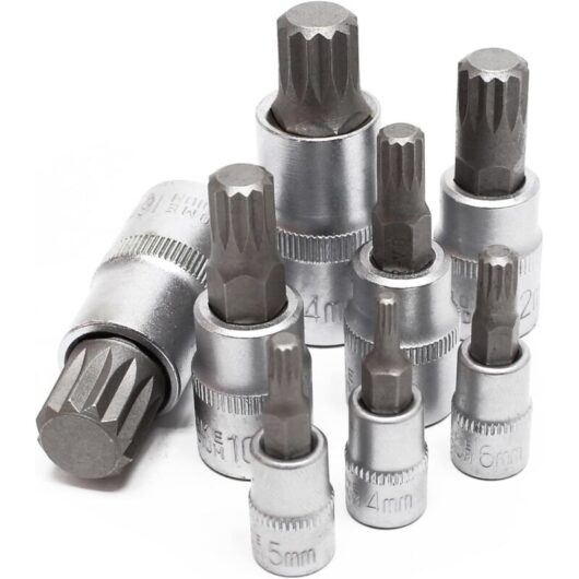 XZN 8-Piece Multi-Tooth Socket Set M4 - M16